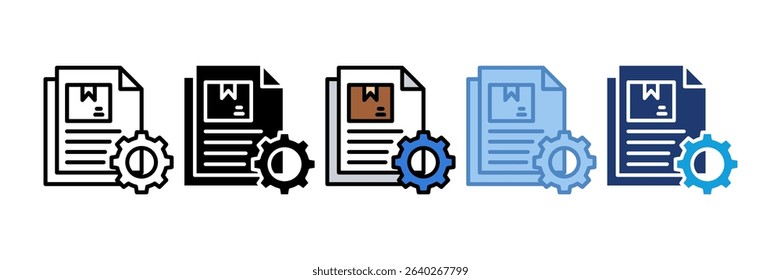 Product Documentation Icon Element For Design
