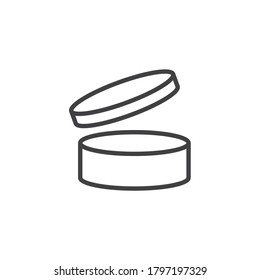 Product durability, packaging sign line icon. linear style sign for mobile concept and web design. outline vector icon. Symbol, logo illustration. Vector graphics