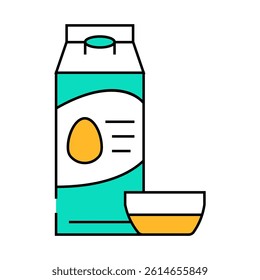 product egg chicken farm food line icon vector. product egg chicken farm food sign. isolated symbol illustration