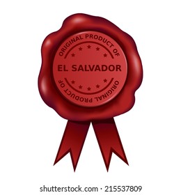 Product Of El Salvador Wax Seal