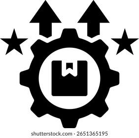 Product Enhancements Icon Glyph Vector Illustration