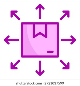 Produkt-Erweiterungs-Icon-Element für Design