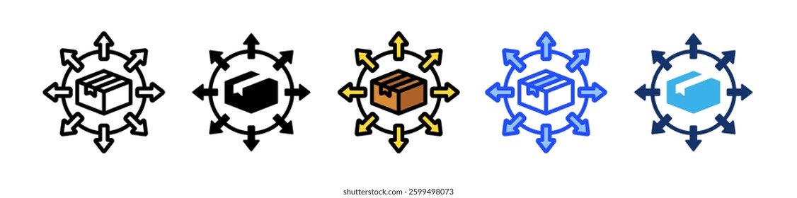 Product Expansion Icon Set With Multiple Style Collection