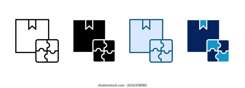 Product Fit Icon Set Multiple Style Collection