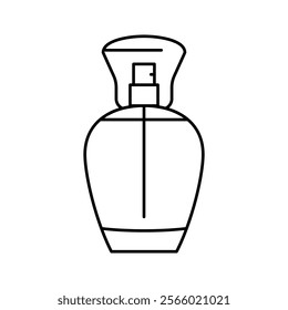 product fragrance bottle perfume line icon vector. product fragrance bottle perfume sign. isolated contour symbol black illustration