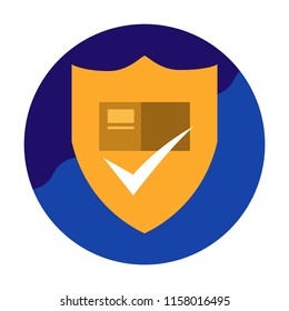 Product guarantee. flat design elements vector illustration