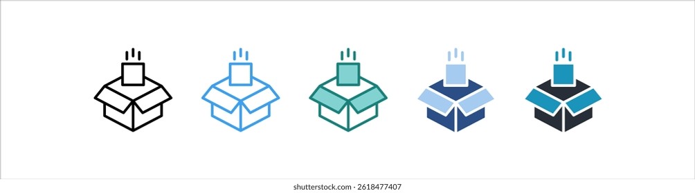 Icono de Producto en Vector de estilo diferente