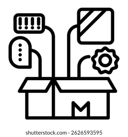 Elemento de icono de Producto para el diseño