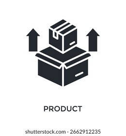 Estilo De Glifo Do Ícone Do Produto. Ilustração De Vetor Para Design Gráfico