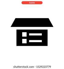 product icon isolated sign symbol vector illustration - high quality black style vector icons
