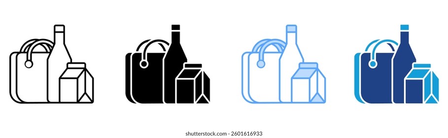 Product Icon Set Multiple Style Collection