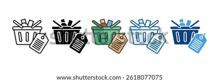 Product Icon Set Multiple Style Collection