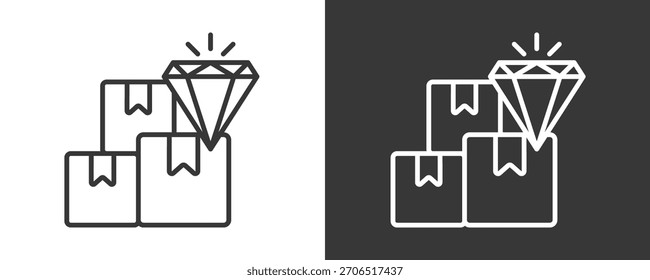 Conjunto De Iconos De Producto Colección De Vector Aislado En Blanco Y Negro