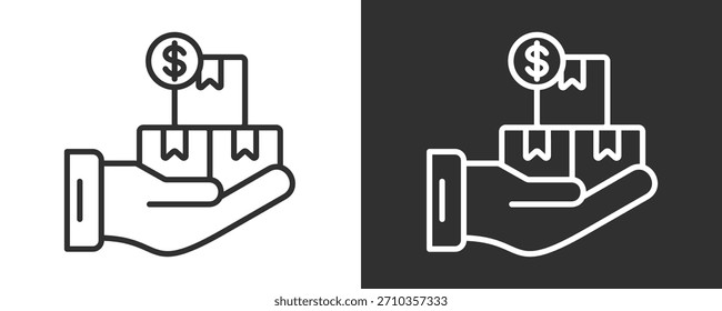Conjunto De Iconos De Producto Colección De Vector Aislado En Blanco Y Negro