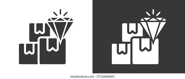 Conjunto De Iconos De Producto Colección De Vector Aislado En Blanco Y Negro
