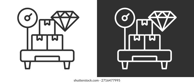 Conjunto De Iconos De Producto Colección De Vector Aislado En Blanco Y Negro