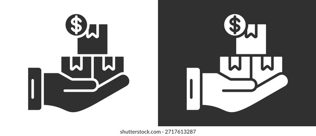 Conjunto De Iconos De Producto Colección De Vector Aislado En Blanco Y Negro