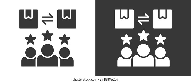 Conjunto De Iconos De Producto Colección De Vector Aislado En Blanco Y Negro
