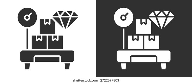 Conjunto De Iconos De Producto Colección De Vector Aislado En Blanco Y Negro