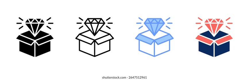 Product icon sheet multiple style collection
