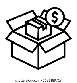 Icono de Producto Estilo de línea de colección única

