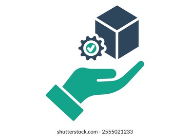 Product icon. solid icon style. icon related to procurement. procurement management elements vector illustration