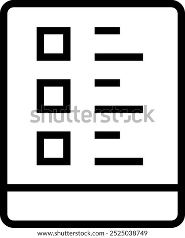 product icon. Thin linear style design isolated on white background
