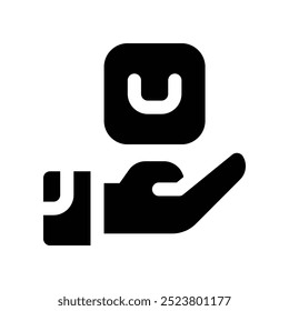product icon. vector glyph icon for your website, mobile, presentation, and logo design.