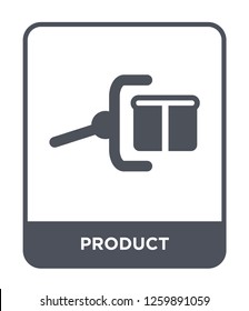 product icon vector on white background, product trendy filled icons from Industry collection, product simple element illustration