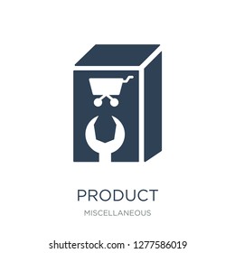 product icon vector on white background, product trendy filled icons from Miscellaneous collection, product vector illustration