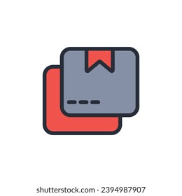 icono de producto. vector.Curso editable.Signo de estilo lineal para uso de diseño web,logotipo.Ilustración de símbolo.