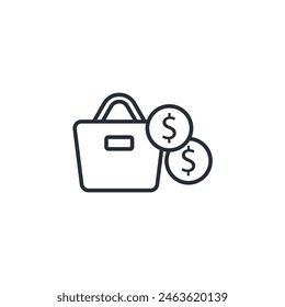 Icono de Producto. Vector.Trazo editable.signo de estilo lineal para el uso de Diseño web,logo.Ilustración de símbolo.