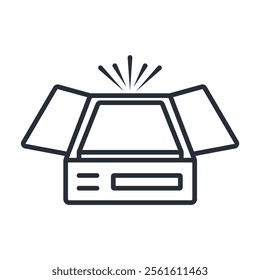 product icon. vector.Editable stroke.linear style sign for use web design,logo.Symbol illustration.