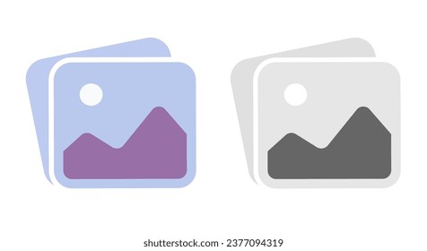 Product image default thumbnail icon vector graphic, web photo picture gallery album file, website pic not available or soon snapshot flat pictogram illustration set simple cartoon clipart