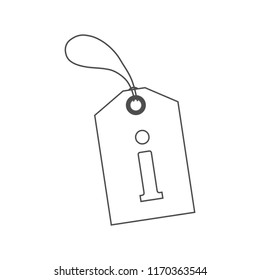 Product information. Vector icon.
