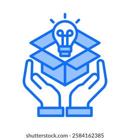 Product Innovation Icon Element For Design