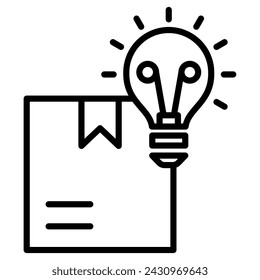 Product Innovation icon line vector illustration