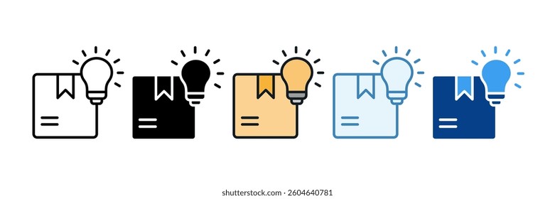 Product Innovation Icon Set Multiple Style Collection