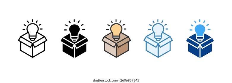 Product Innovation Icon Set Multiple Style Collection