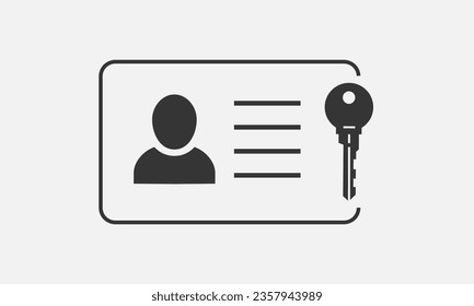Product key icon. Privacy secure code. Digital protect concept. Vector illustration