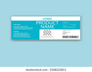 Product Label Design Template design Free Vector