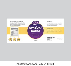 product label design template, label design, packaging design