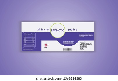 Product Label Design Template design Vector art