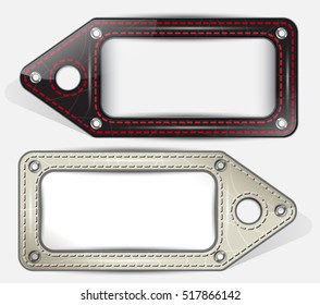 Product label on the product label. Double set. Vector execution