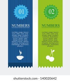 product labels over white background vector illustration