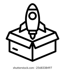 Product Launch Icon Element For Design