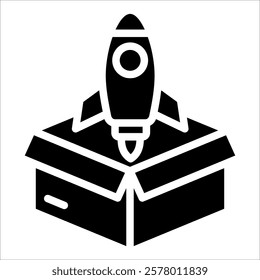 Product Launch Icon Element For Design