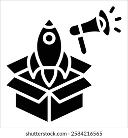 Product Launch Icon Element For Design