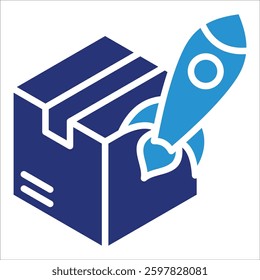 Product Launch Icon Element For Design