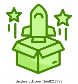 Product Launch Icon Element For Design